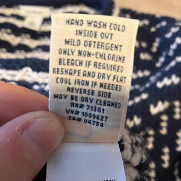 Bean's Large Classic Ragg Wool Sweater, Crewneck Bird's-Eye - Picture 7 of 8